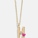 Kids' Heart Initial Necklace