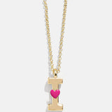 Kids' Heart Initial Necklace