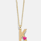 Kids' Heart Initial Necklace