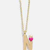 Kids' Heart Initial Necklace