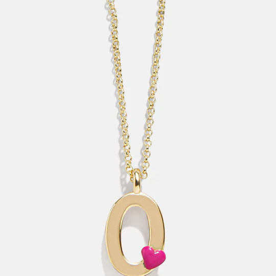 Kids' Heart Initial Necklace