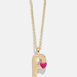 Kids' Heart Initial Necklace