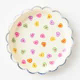 Heart Candy Scallop Plate