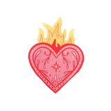 Queens Flaming Hearts Cocktail Napkins