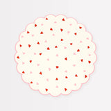 Heart Pattern Side Plate