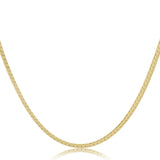 15" Choker Herringbone Chain - Gold