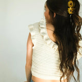 Small Flower Clip- Honey Small Petal