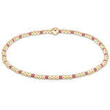 Hope Sincerity Pattern 2mm Bead Bracelet