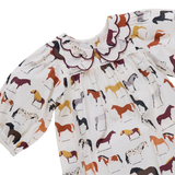 Baby Girls Darcy Jumper- Horse Breeds