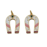 Enamel Horseshoe Charm