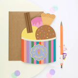 Ice Cream Birthday Card