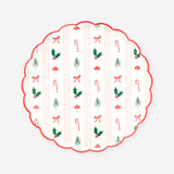 Festive Icon Stripes Side Plates