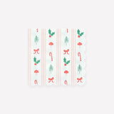 Festive Icon Stripes Small Napkins