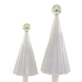 Small Pleated Tree- Ivory Pearl