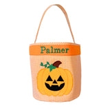 Customizable Jack-o-Lantern Pumpkin Tote