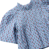 Girls Jaipur Top- Light Blue Carnation
