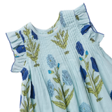 Girls Jaipur Dress- Light Blue Dandelion
