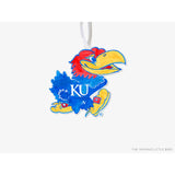 Kansas Jayhawk Holiday Acrylic Ornament