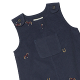 Baby Boys Noah Jumper- Navy Horse Embroidery