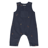 Baby Boys Noah Jumper- Navy Horse Embroidery