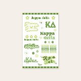 Sorority Sticker Sheet - 19 Chapters Available