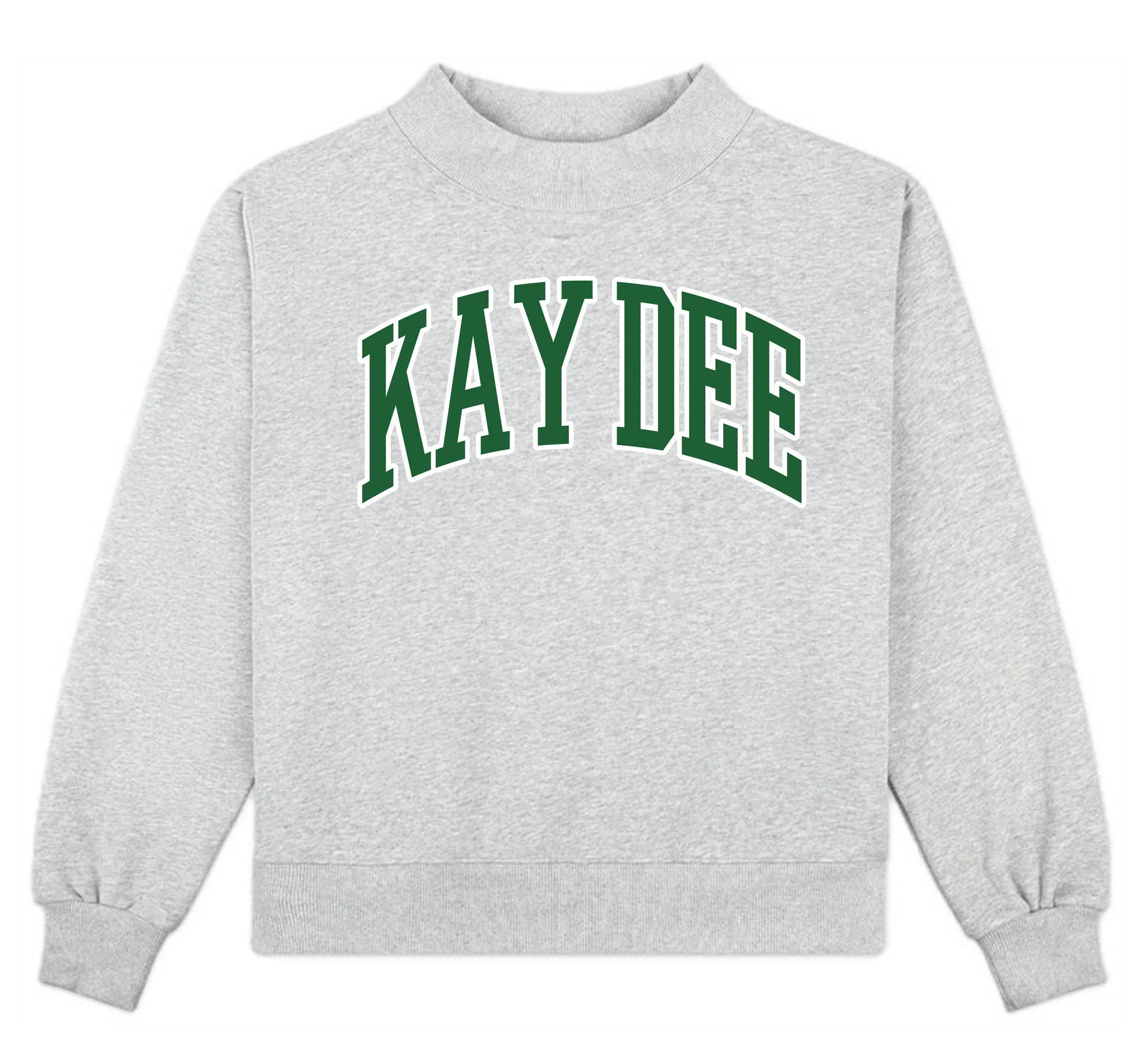 Campus Mock Neck Sweatshirt
