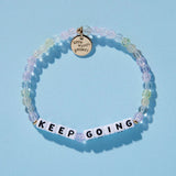 Beaded Bracelet- Keep Going (Field of Fairies)