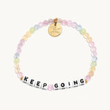 Beaded Bracelet- Keep Going (Field of Fairies)