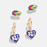 University of Kansas Earring Set