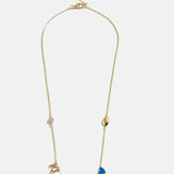 University of Kansas Spaced Charm Necklace