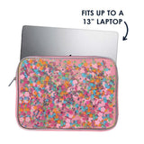 Flower Shop Confetti Laptop Sleeve and Carrying Case