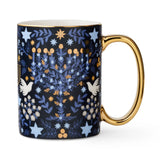 Laurel Menorah Porcelain Mug