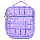 Lavender Puffer Lunch Tote