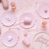 Ruffled Napkins-Light Pink