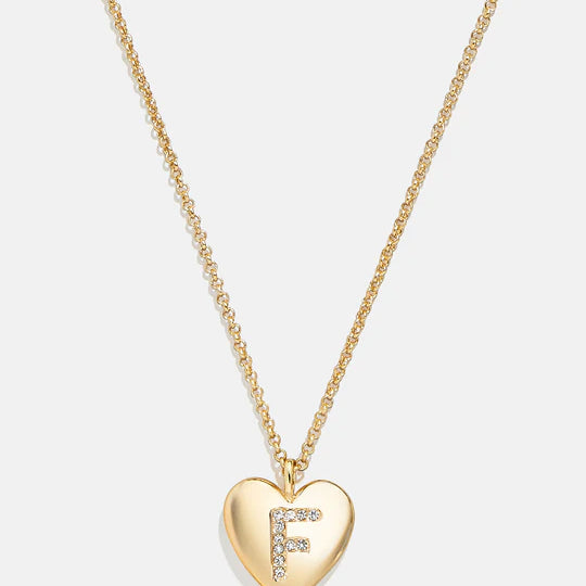 Little Love Kids' Initial Heart Necklace