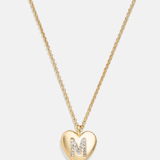 Little Love Kids' Initial Heart Necklace