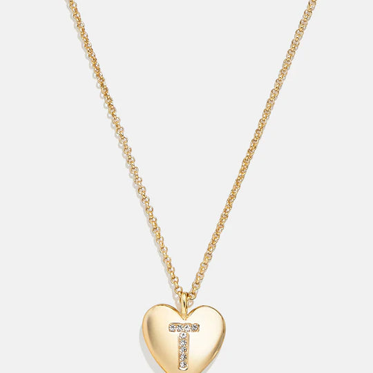 Little Love Kids' Initial Heart Necklace