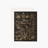 Love Birds Anniversary Greeting Card