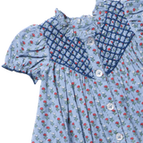 Girls Lucia Dress- Light Blue Carnation