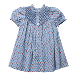 Girls Lucia Dress- Light Blue Carnation