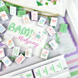 Mahjong Tiles Garden Party and Matching Mat