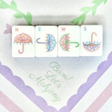 Mahjong Tiles Garden Party and Matching Mat