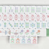 Mahjong Tiles Garden Party and Matching Mat