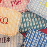 Sorority Ruffle Makeup Bag
