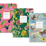 Marble Kingdom Stitched B6 Notebook Set- Set of 3