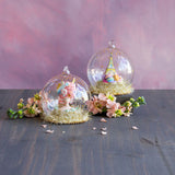 Marie Antoinette & Eiffel Tower Dome Ornament- Assorted