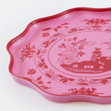 Pink Vintage Botanical  Reusable Small Plates