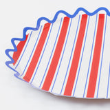 Nautical Striped Side Plates