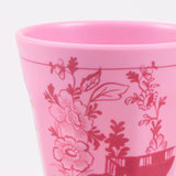 Pink Vintage Botanical  Reusable Cups