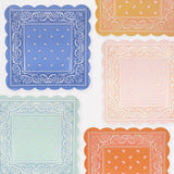 Western Bandana Square Plates
